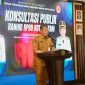 Sekda Batam, Firmansyah, membuka Konsultasi Publik Rancangan Akhir RPBD di Kantor Wali Kota Batam, Senin (27/7/2026). 