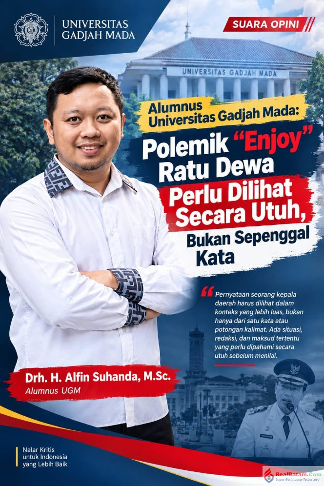 
					Alumnus Universitas Gadjah Mada: Polemik “Enjoy” Ratu Dewa Perlu Dilihat Secara Utuh, Bukan Sepenggal Kata