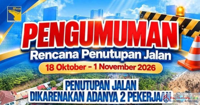 
					BP Batam Perbaiki Jalan Gajah Mada Jalur Sei Ladi: Siapkan Rekayasa Lalu Lintas Mulai 18 Oktober 2026