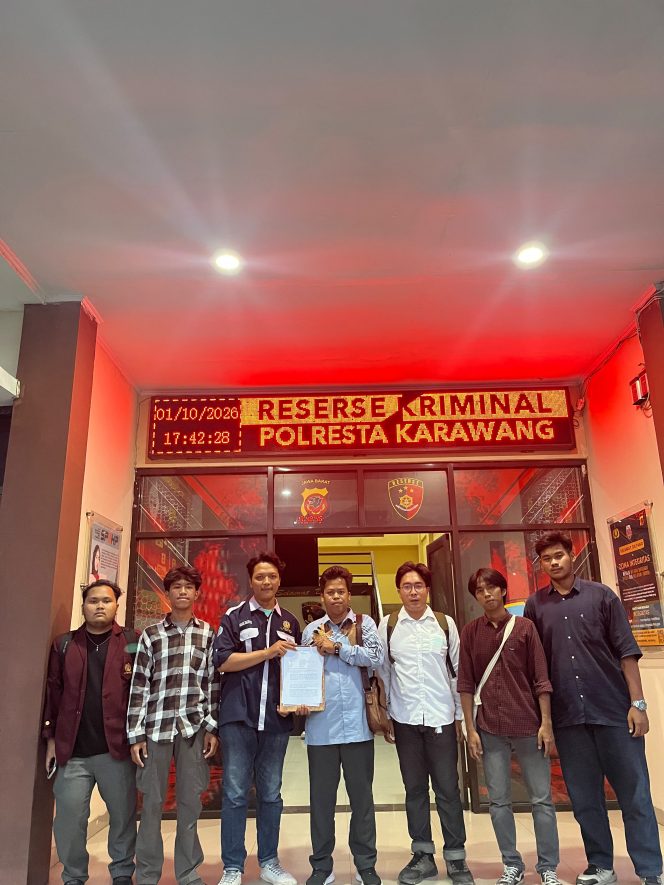 
					Kuasa Hukum Mahasiswa UNSIKA Desak Polresta Karawang Usut Tuntas Dugaan Pengeroyokan, Kampus Diminta Bertindak Tegas